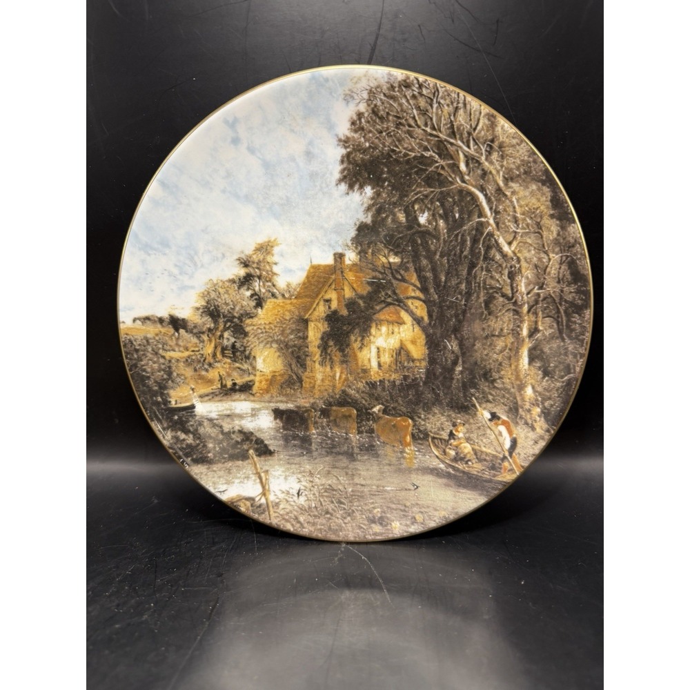 Coalport Bone China Decorative Plate "The Cottage" England Vintage Art